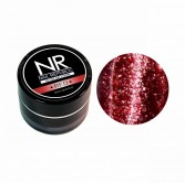 Гель краска NR - мерцающая №2, Red (7 гр)