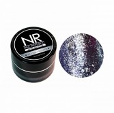 Гель краска NR - мерцающая №6, Bluish Silver (7 гр)